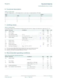 74LVCH16541ADL Datasheet Pagina 4