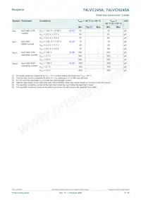 74LVCH245APW/AUJ數據表 頁面 6