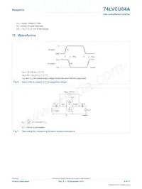 74LVCU04APW/AUJ Datasheet Pagina 6