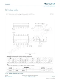 74LVCU04APW/AUJ Datasheet Pagina 10