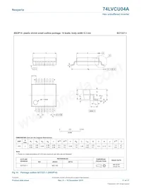 74LVCU04APW/AUJ數據表 頁面 11