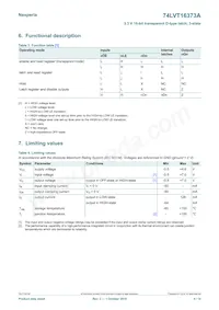 74LVT16373ADL Datasheet Pagina 4