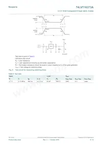 74LVT16373ADL Datasheet Pagina 9