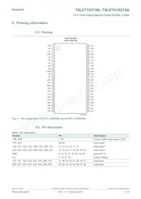 74LVT16374AEV Datasheet Pagina 3