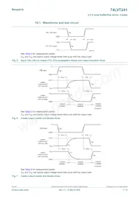 74LVT241PW/AUJ Datasheet Pagina 7