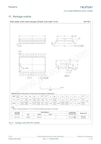 74LVT241PW/AUJ Datasheet Pagina 9