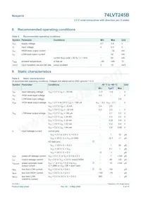 74LVT245BDB Datasheet Pagina 5