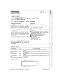 74LVTH162373MTX Datasheet Copertura