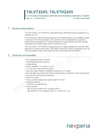 74LVTH2245DB Datasheet Cover