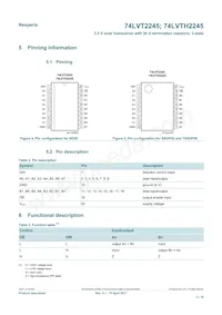 74LVTH2245DB Datasheet Page 3