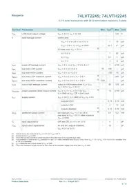 74LVTH2245DB Datasheet Page 5