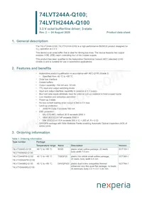 74LVTH244ABQ-Q100X Datasheet Copertura