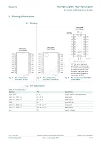 74LVTH244ABQ-Q100X Datasheet Pagina 3