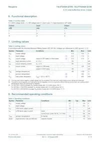 74LVTH244ABQ-Q100X Datasheet Pagina 4