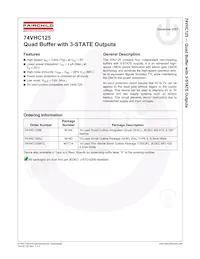 74VHC125SJX Datasheet Pagina 2