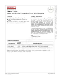 74VHCT240AN Datasheet Pagina 2