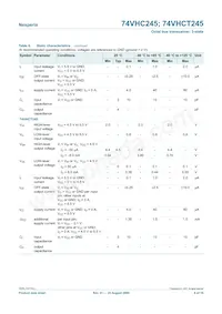 74VHCT245PW/AUJ Datasheet Page 6