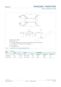 74VHCT245PW/AUJ Datasheet Page 10