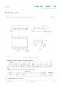 74VHCT245PW/AUJ Datasheet Page 11