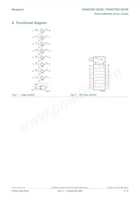 74VHCT541BQ-Q100X Datasheet Page 2