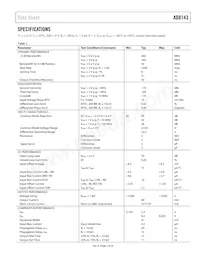 AD8143ACPZ-R2 Datenblatt Seite 3