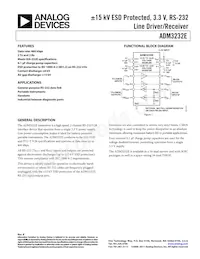 ADM3232EARWZ-REEL Datasheet Copertura