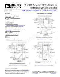 ADM3312EARU-REEL7 Datasheet Cover