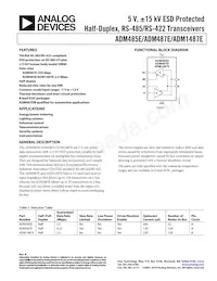 ADM487EWARZ-REEL7 Datasheet Copertura