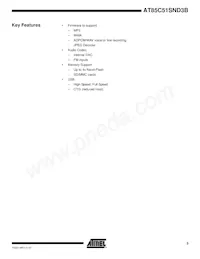 AT85C51SND3B1-RTTUL Datasheet Pagina 3