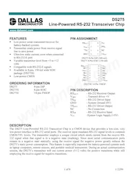 DS275E+T&R Datasheet Cover
