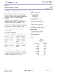 EL9110IUZS2714 Datasheet Cover