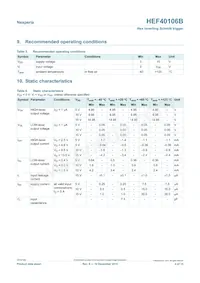 HEF40106BP Datasheet Pagina 4