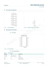 HEF4069UBTT-Q100J Datasheet Page 2