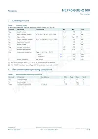 HEF4069UBTT-Q100J Datasheet Page 3