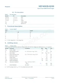 HEF4093BT-Q100數據表 頁面 3