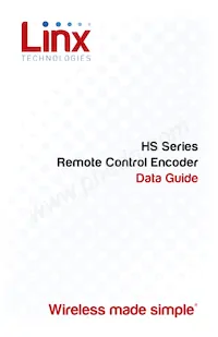 LICAL-ENC-HS001數據表 封面