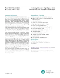 MAX13053ASA-T Datasheet Cover