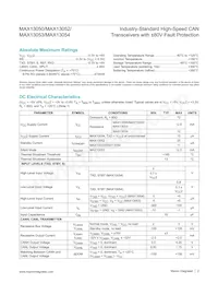 MAX13053ASA-T Datasheet Pagina 2