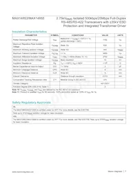 MAX14855GWE+T Datasheet Pagina 7