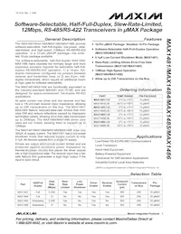 MAX1485EUB/GG8 Datenblatt Cover