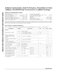 MAX1485EUB/GG8 Datasheet Pagina 2