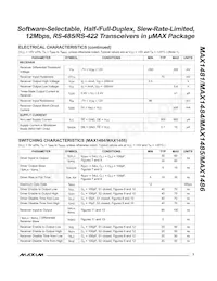 MAX1485EUB/GG8 Datasheet Pagina 3