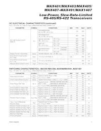 MAX1487CSA+TG068 Datasheet Page 3