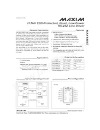 MAX1488EESD Datasheet Cover