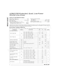 MAX1488EESD Datasheet Page 2