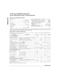 MAX218CAP+T Datasheet Pagina 2