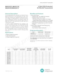 MAX241ECWI+TG002 Datasheet Cover