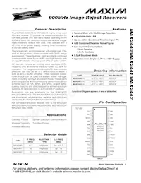 MAX2440EAI+T Datenblatt Cover