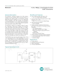 MAX3051ESA+ Datenblatt Cover