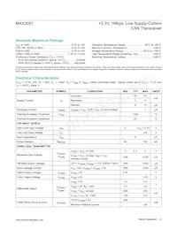 MAX3051ESA+TG05 Datasheet Pagina 2